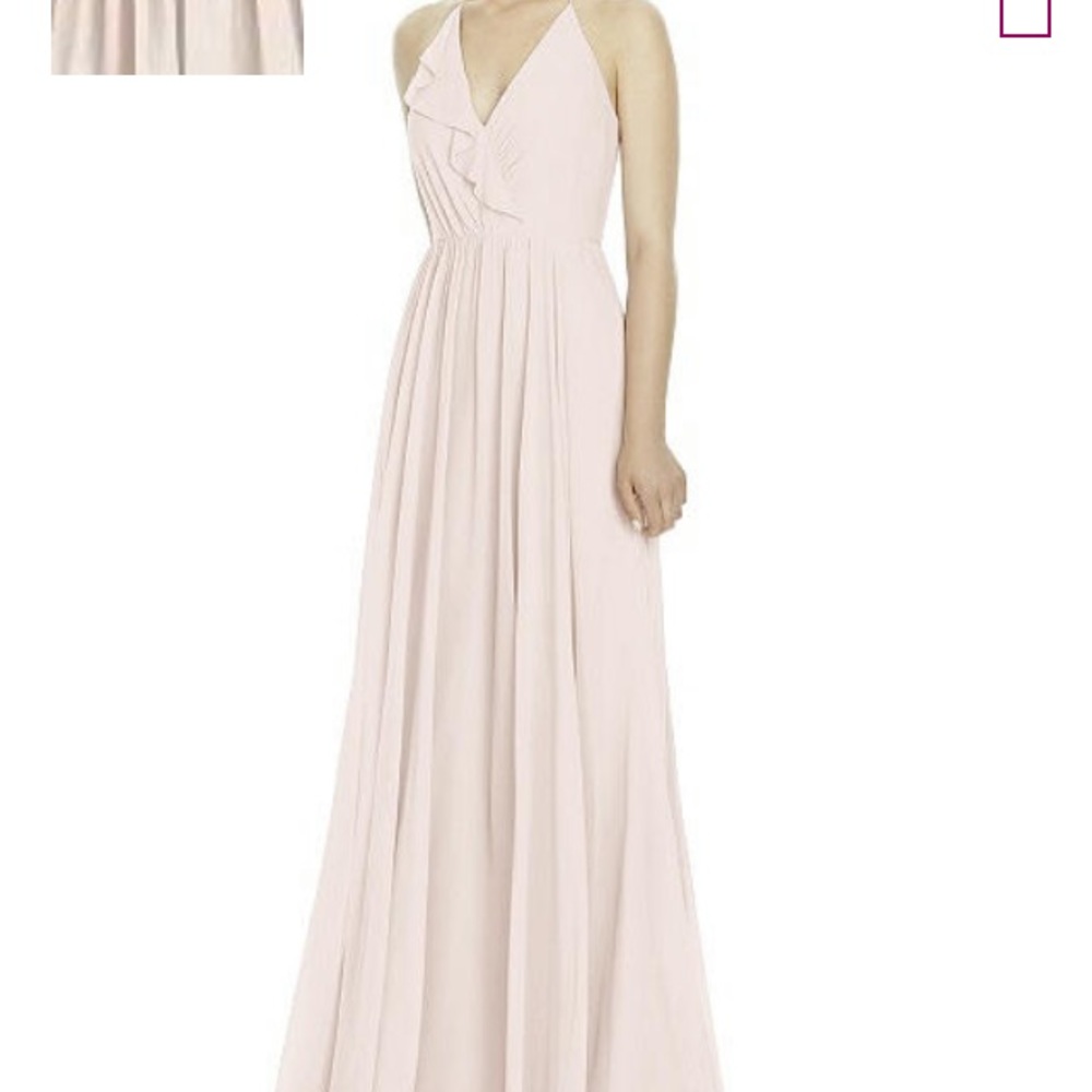 Light pink long dress